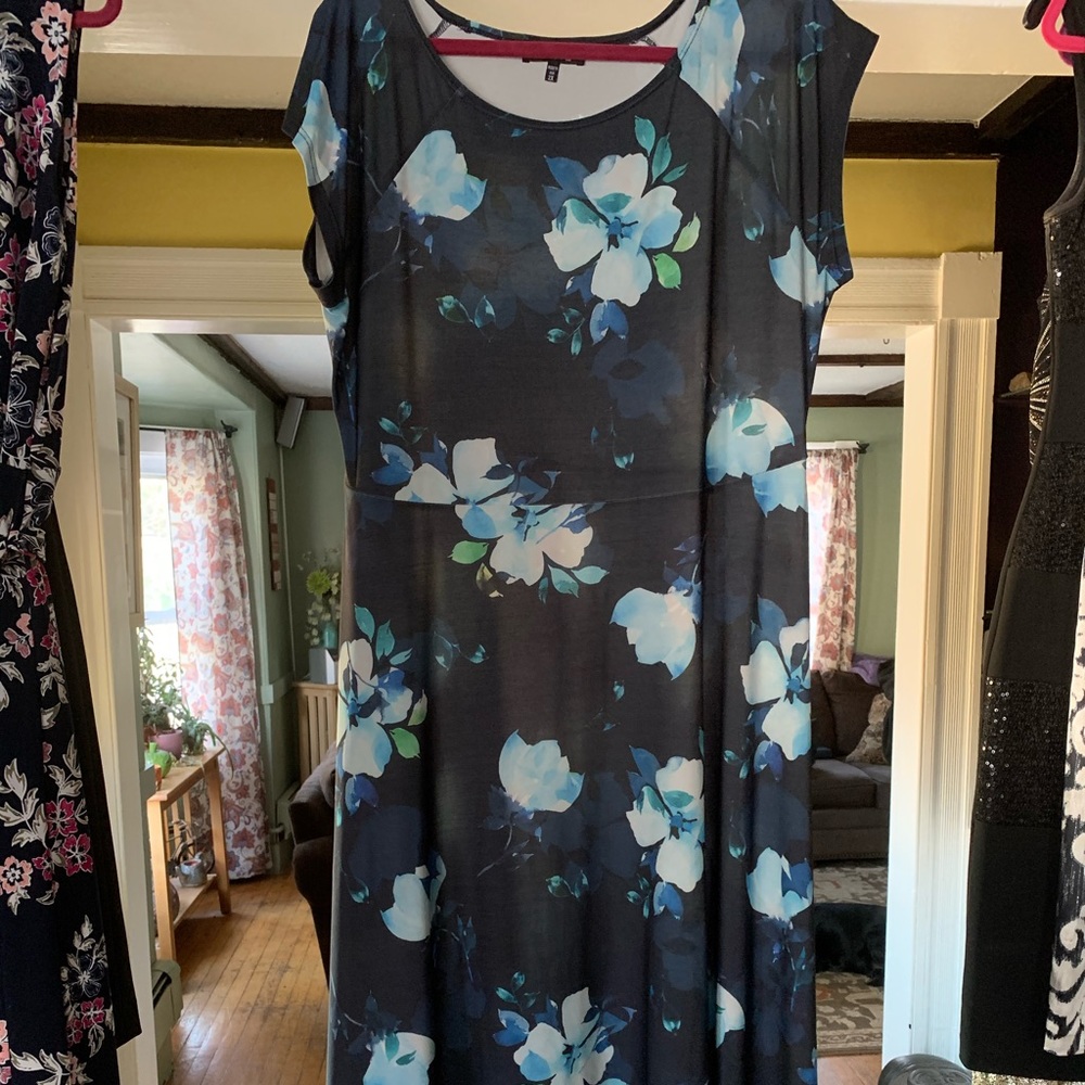 Libesse A-line floral dress